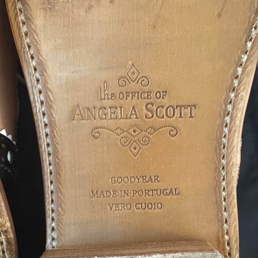 Angela Scott Women's Oxfords- Black, Pink, and Cream - Picture 6 of 8